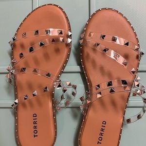 Torrid Strappy Studded Sandals